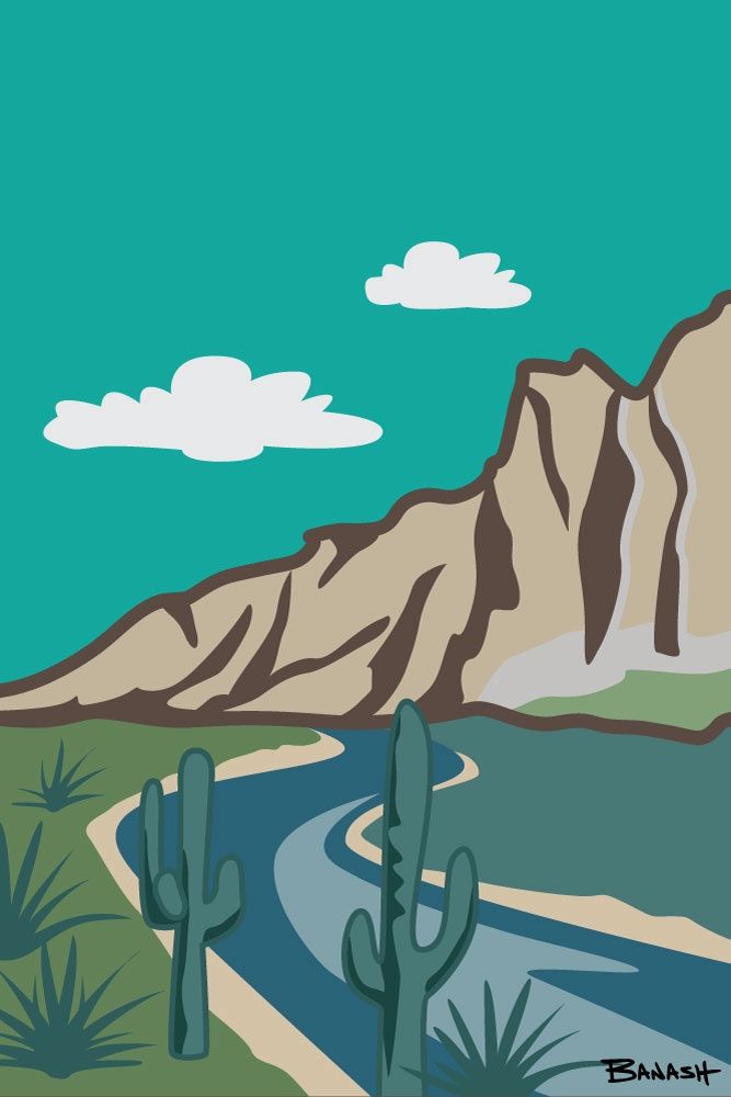 SALT RIVER | CANVAS | ILLUSTRATION | 2:3 RATIO