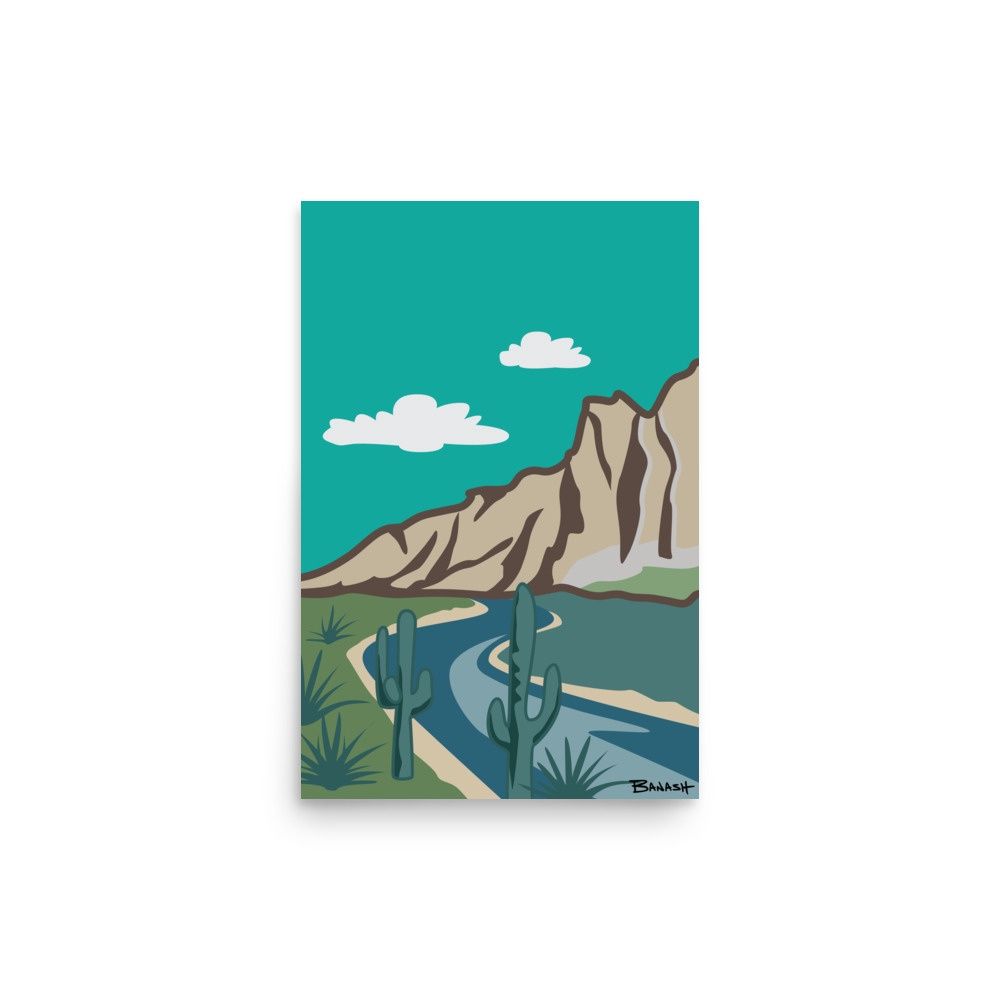 SALT RIVER | POSTER PRINT | ILLUSTRATION | 2:3 RATIO
