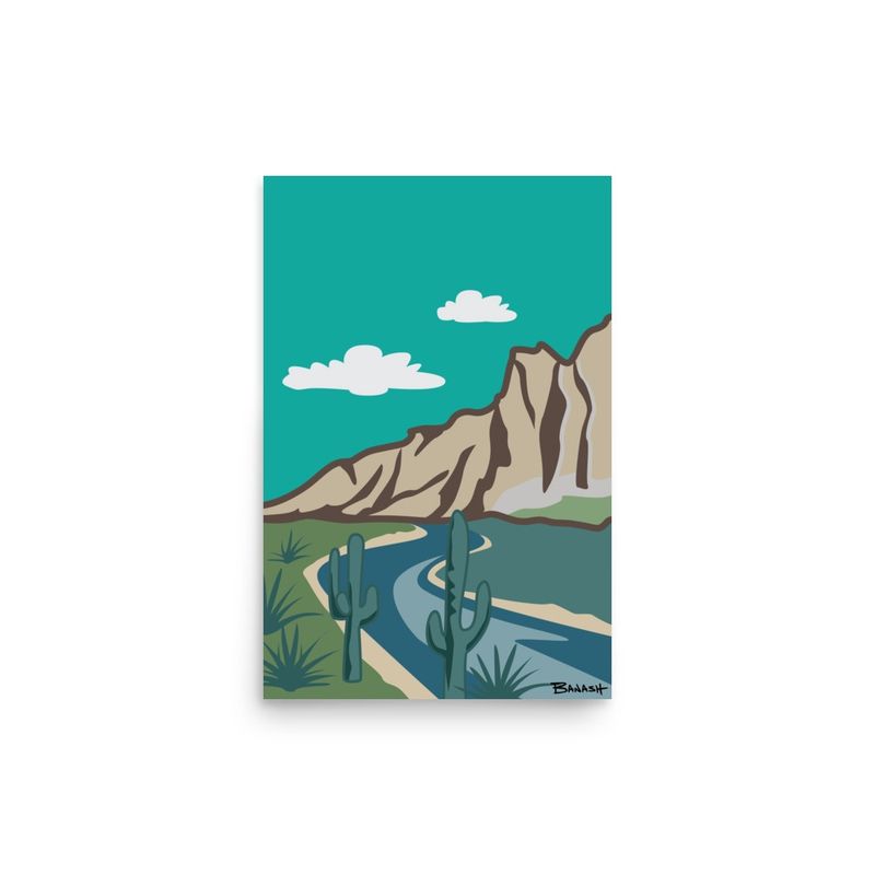 SALT RIVER | POSTER PRINT | ILLUSTRATION | 2:3 RATIO