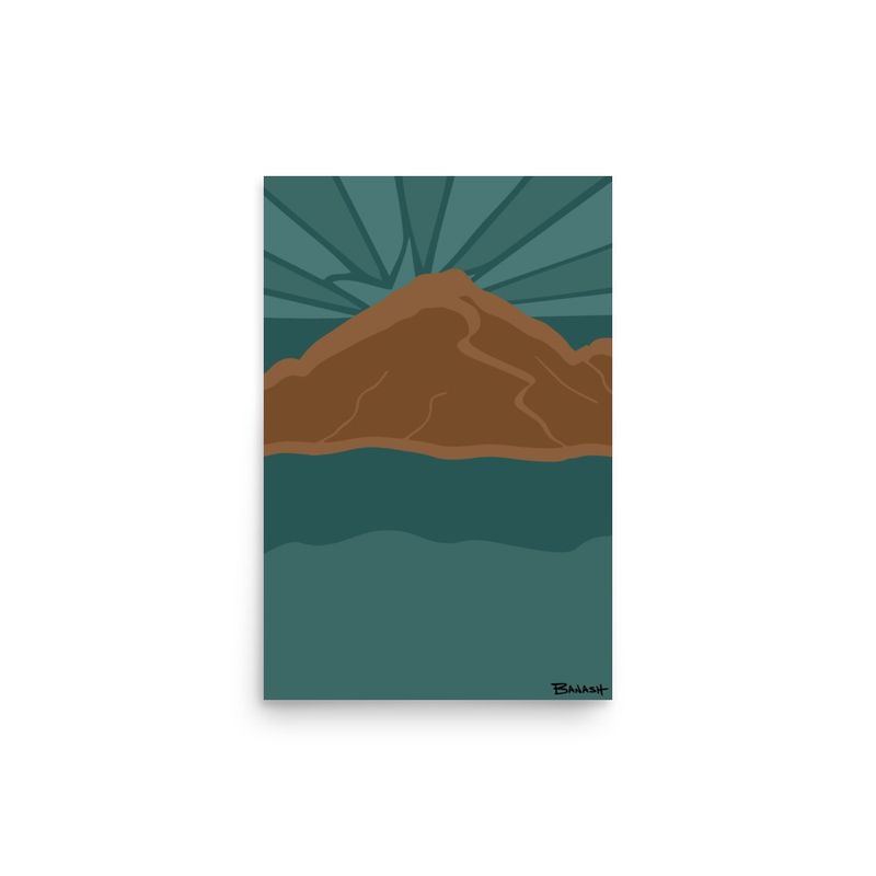 SCOTTSDALE CAMELBACK | POSTER PRINT | ILLUSTRATION | 2:3 RATIO