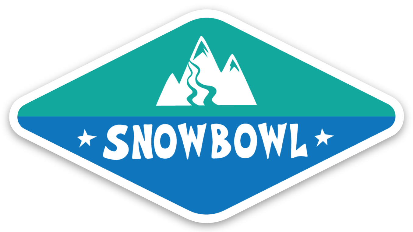 SNOWBOWL DIAMOND | DIE CUT STICKER, Size: 3x1.62