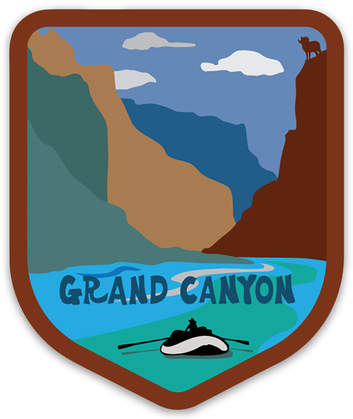 GRAND CANYON | BADGE MAGNET