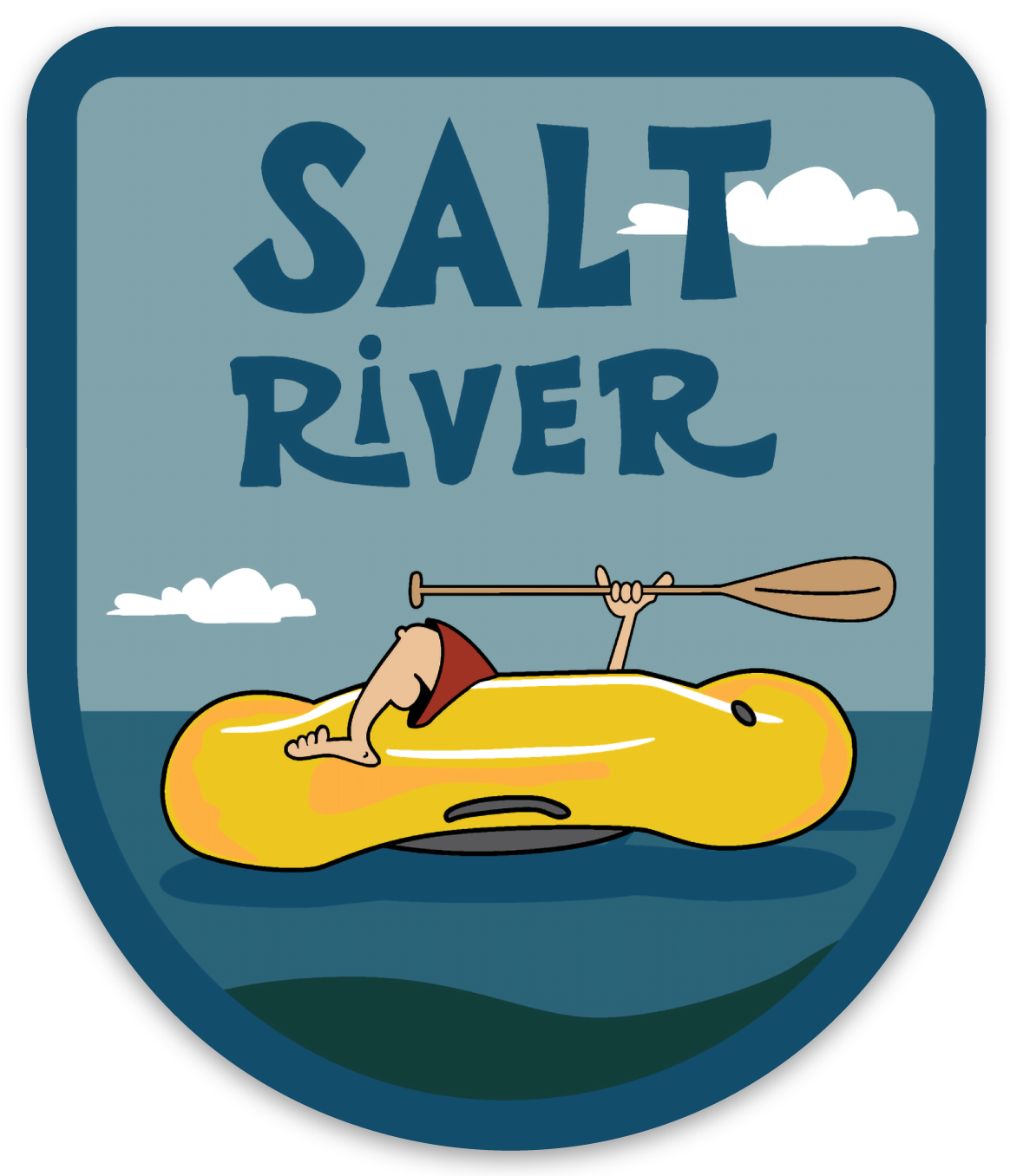 SALT RIVER . RAFT GREM | BADGE MAGNET