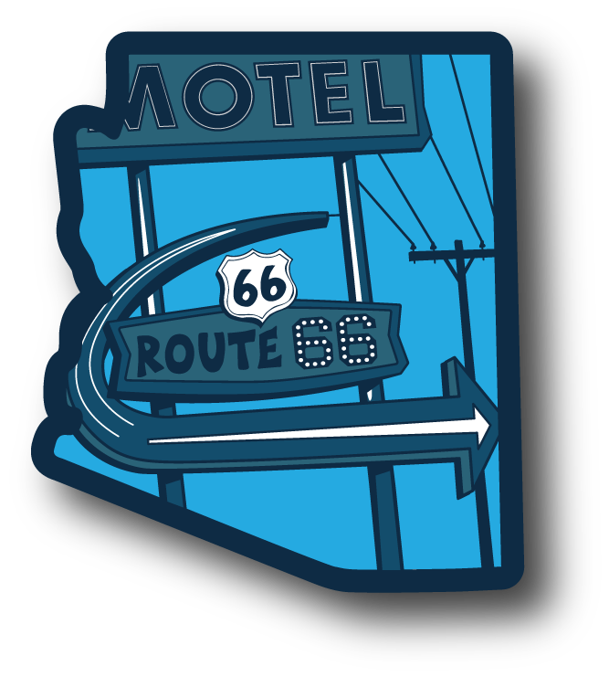 ROUTE 66 MOTEL SIGN | STATE PATCH