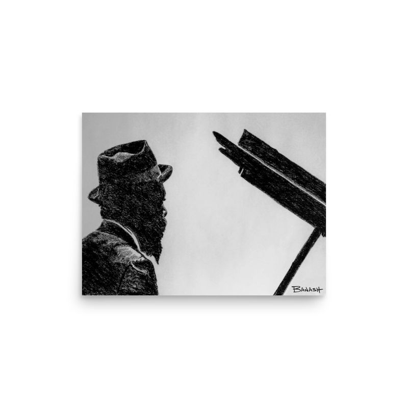 JAZZ NO. 6 | POSTER PRINT | CHARCOAL | 3:4 RATIO