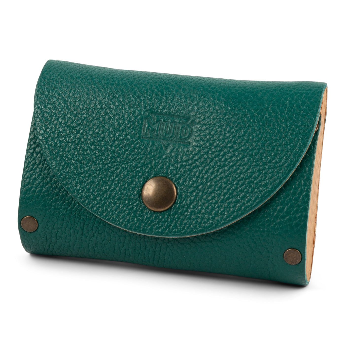 LEATHER, CORK &amp; WOOD WALLET | COCOON, COLOR: GREEN