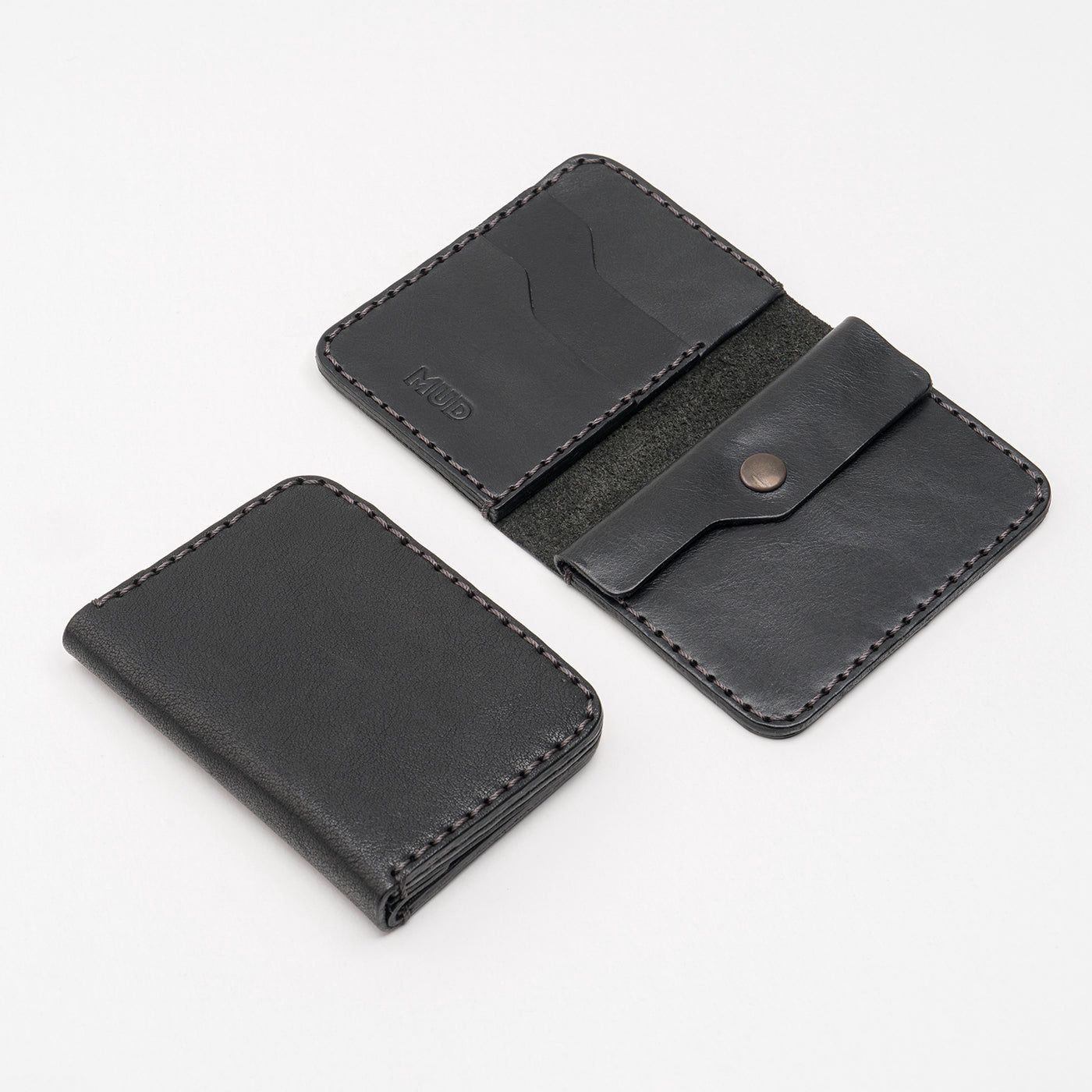 LEATHER WALLET | MAJOR, COLOR: BLACK