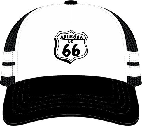 ARIZONA ROUTE 66 | STRIPED . FOAM TRUCKER HAT