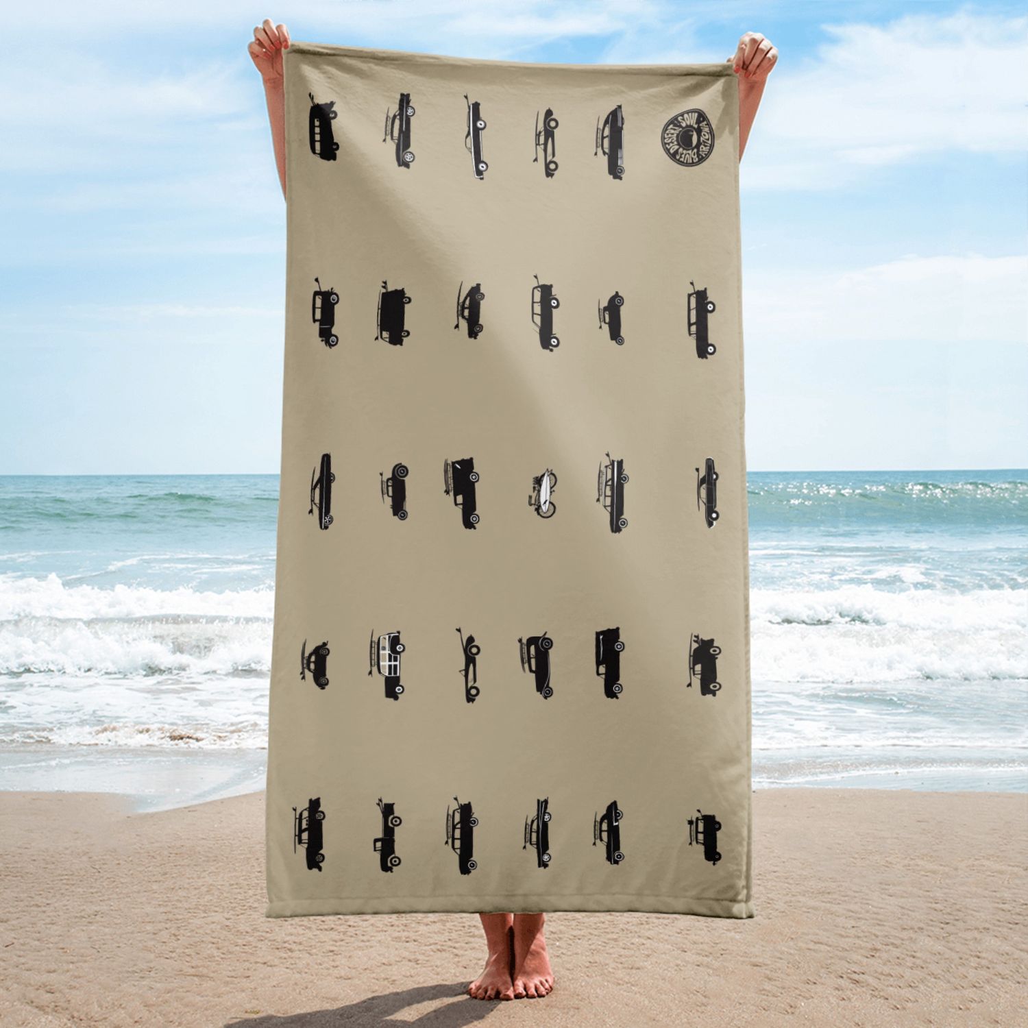 SURF RIDES | 30&quot; x 60&quot; PRINTED POOL TOWEL
