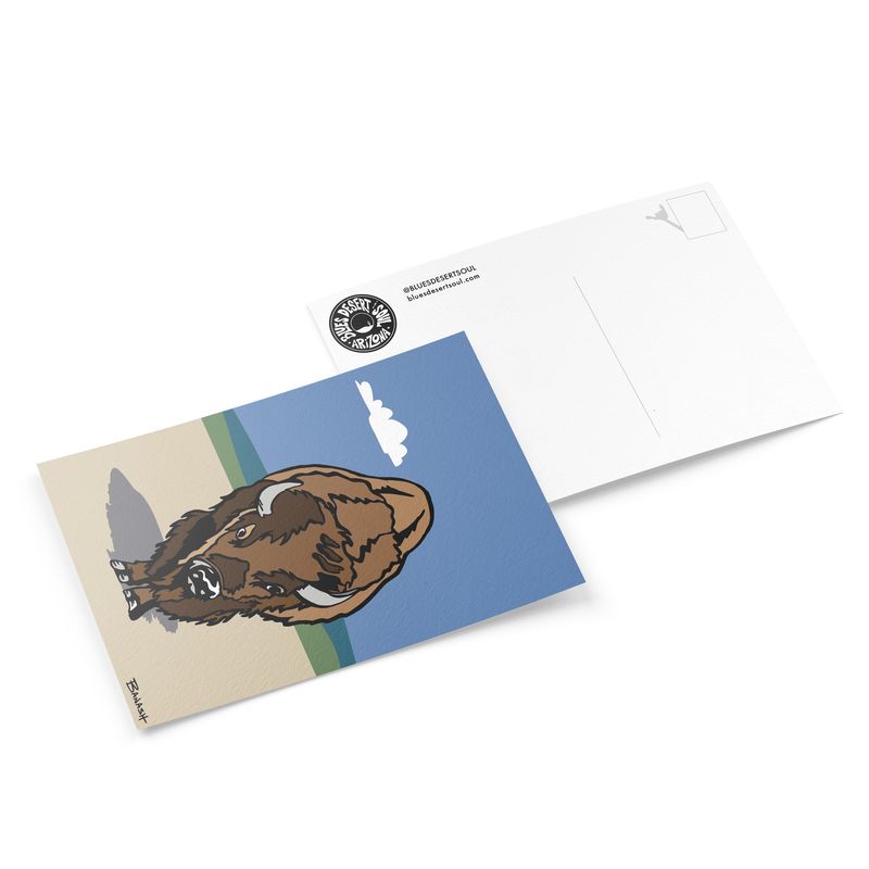 BISON PLAINS | 6&quot; x 9&quot; POSTCARD