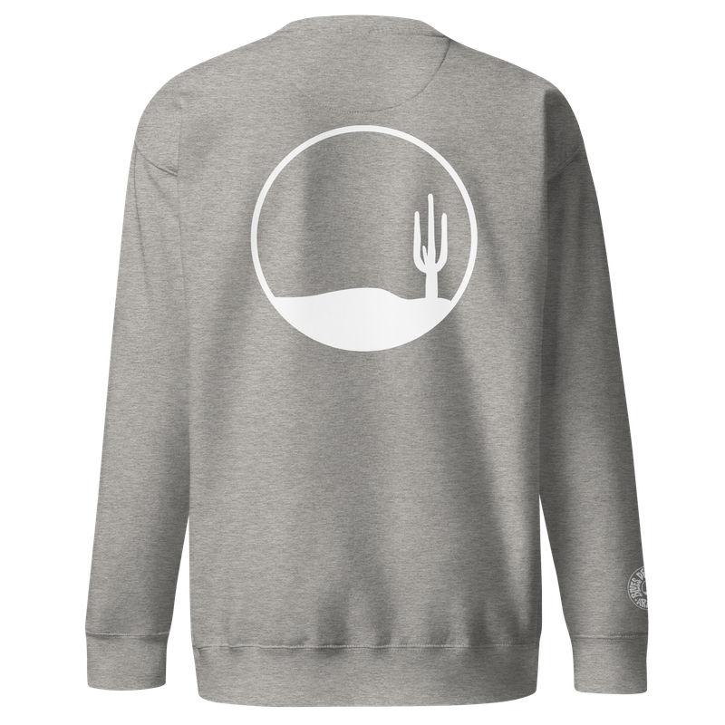 DUNE CACTUS | UNISEX PREMIUM CREWNECK SWEATSHIRT