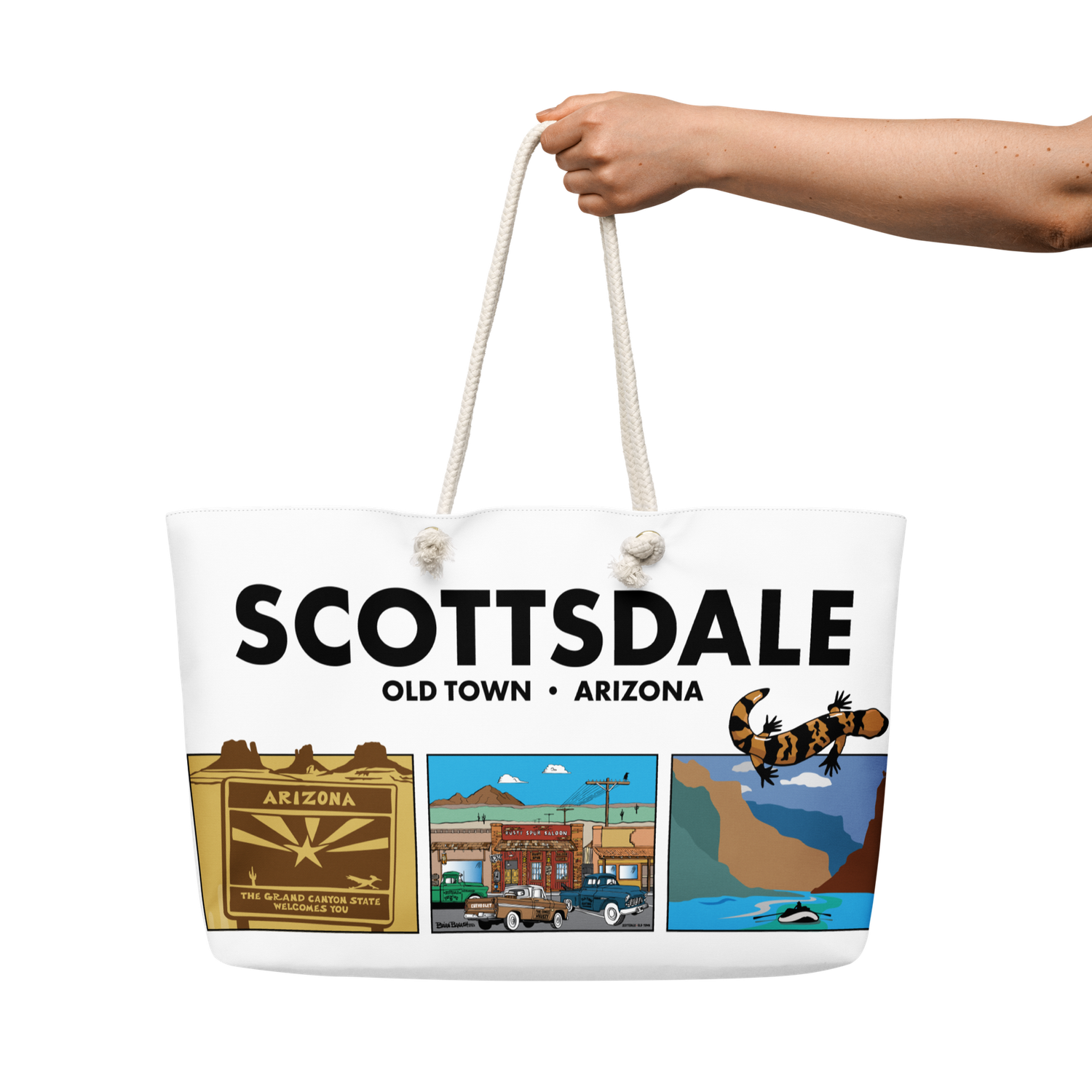 OLD TOWN SCOTTSDALE | OVERSIZED TOTE BAG