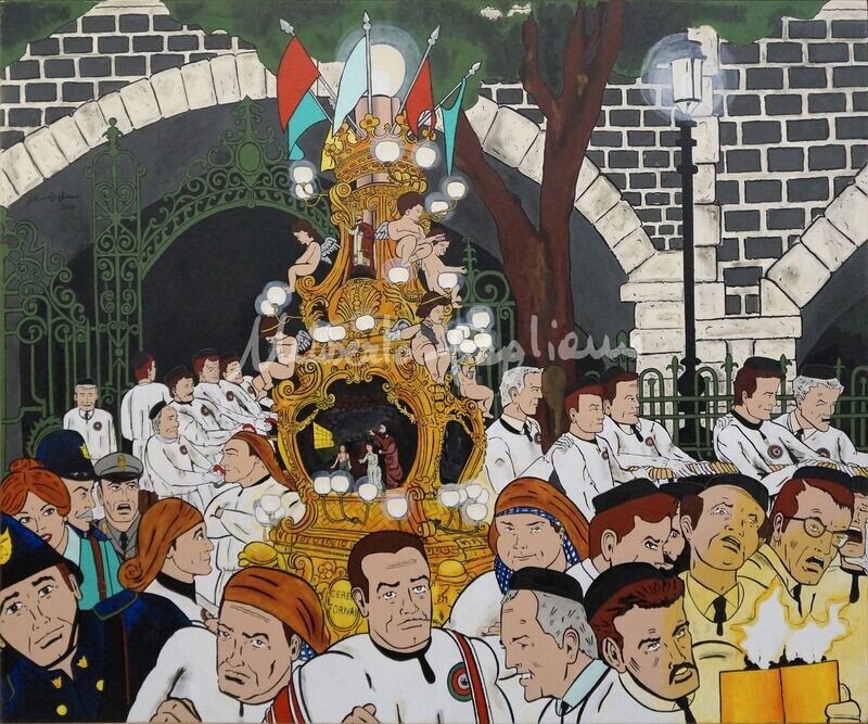 Stampa "Viva S. Agata" - Tela 1