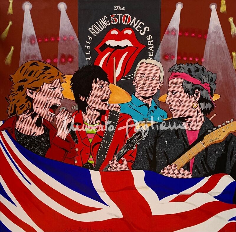 Dipinto "Rolling Stones' 50th Anniversary"