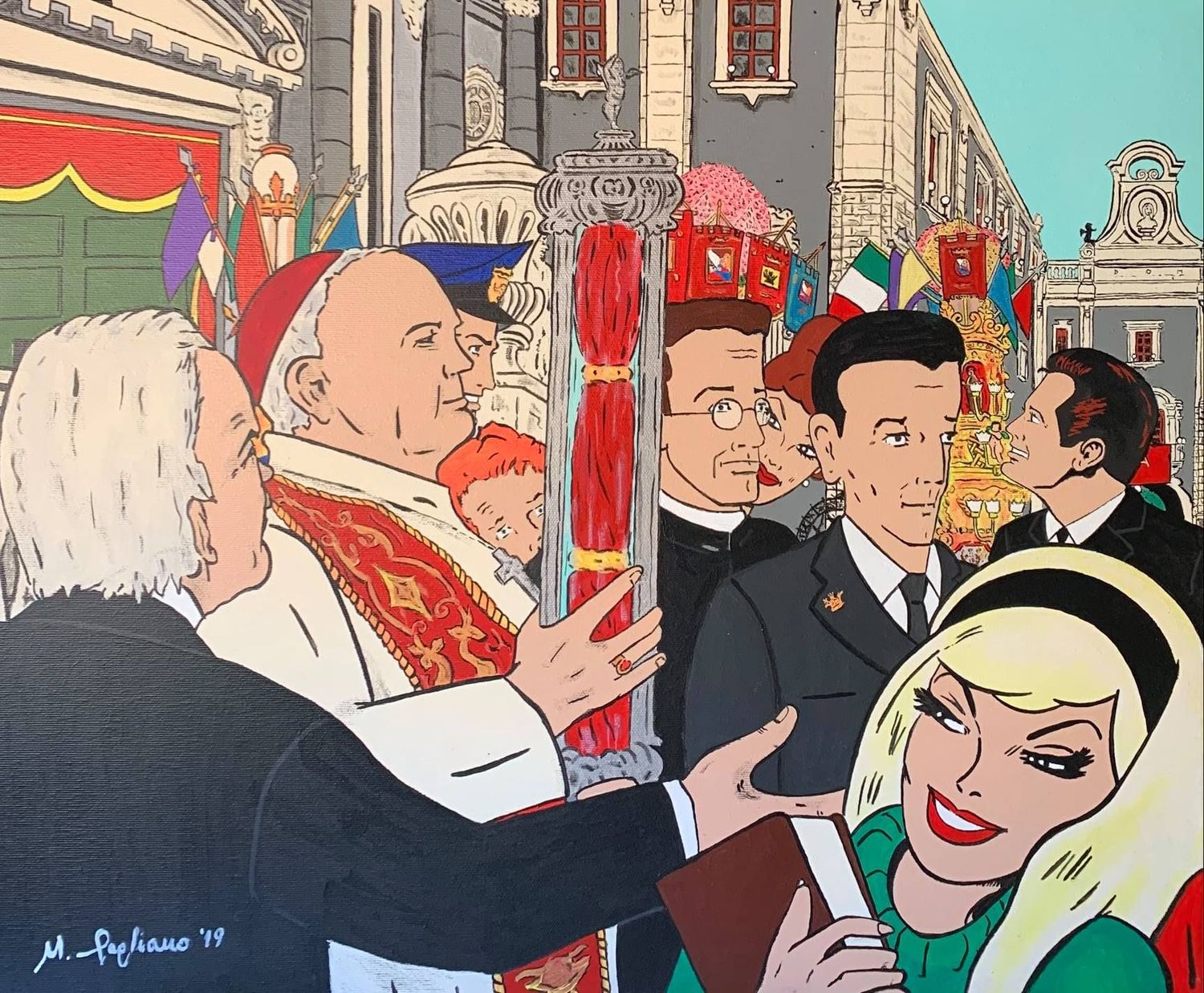 Dipinto "Sacro Velo"