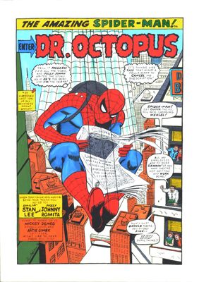 Dipinto "The Amazing SPIDER-MAN n.53 page 1"