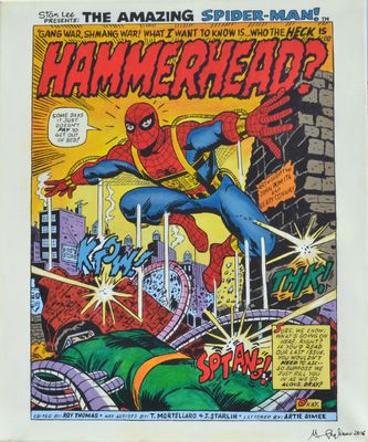 Dipinto "The Amazing SPIDER-MAN n.114 page 1"