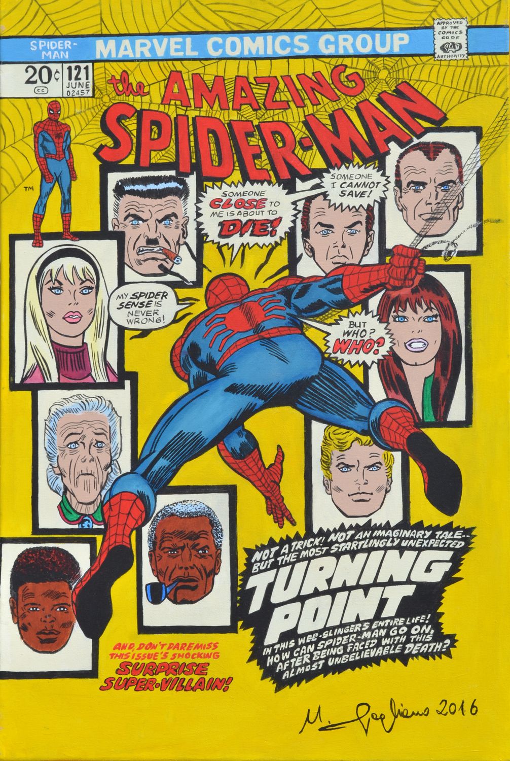 Dipinto "The Amazing SPIDER-MAN n.121"