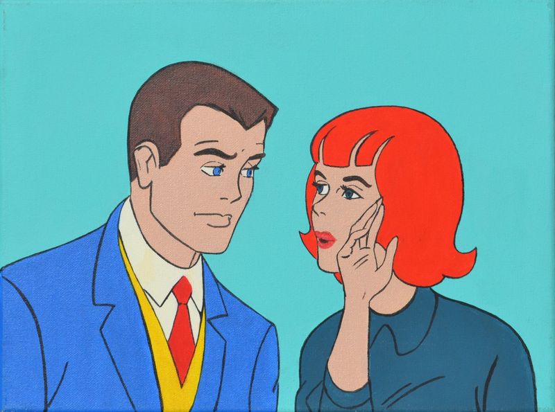 Dipinto "SPIDERMAN CARTOON. 1967/1970"