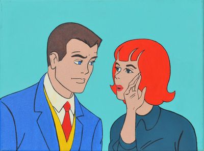 Dipinto "SPIDERMAN CARTOON. 1967/1970"