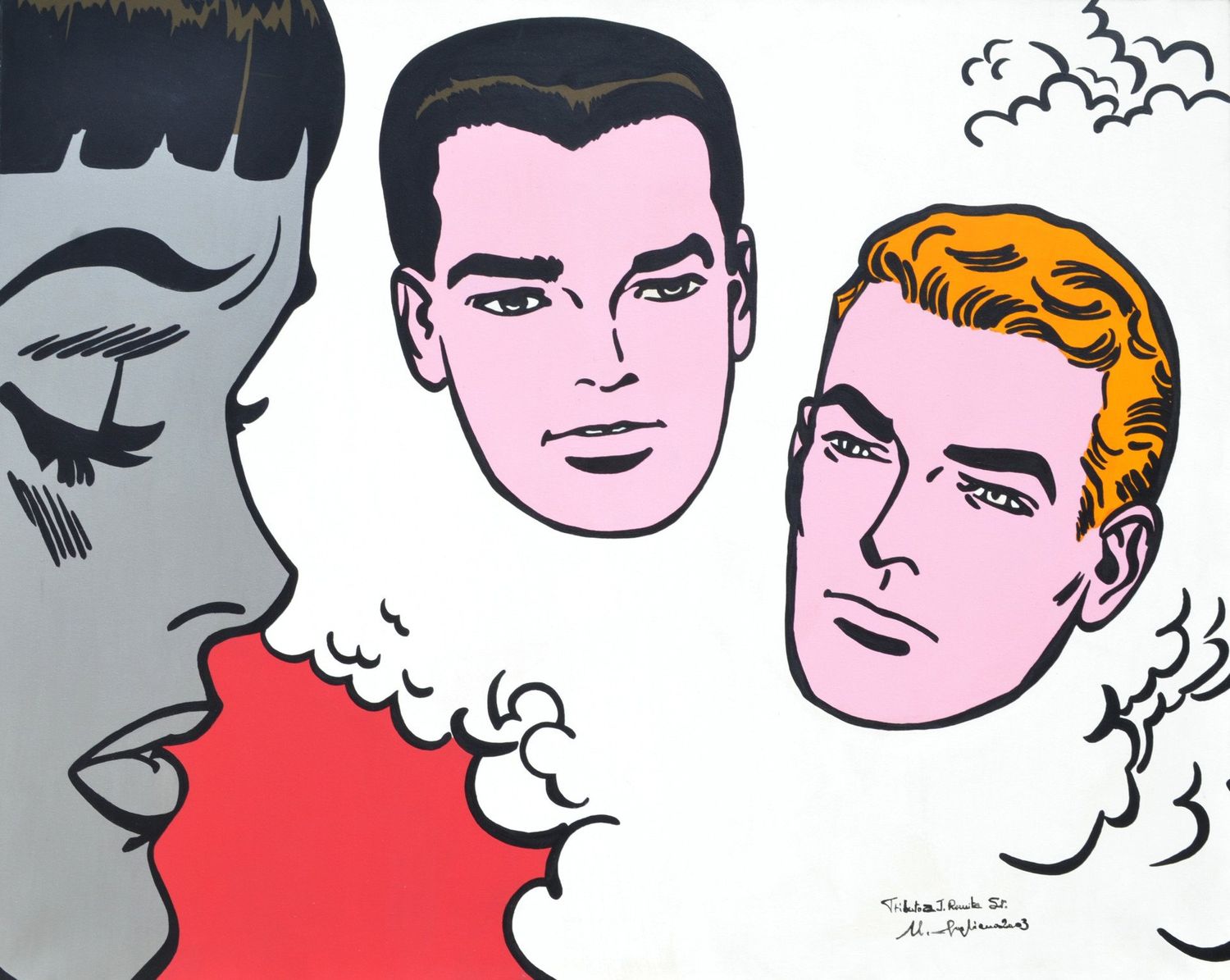 Dipinto "Betty, Peter and Ned"