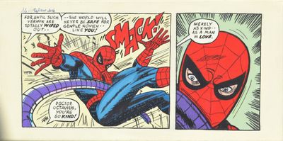 Dipinto "Spiderman vs. Dr. Octopus"