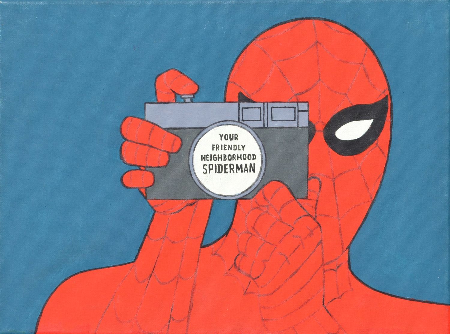 Dipinto "SPIDERMAN CARTOON. Theme song 1967"