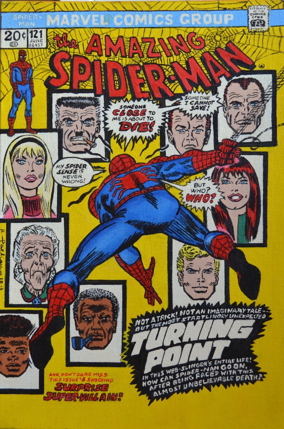 Dipinto "The Amazing SPIDER-MAN n.121"
