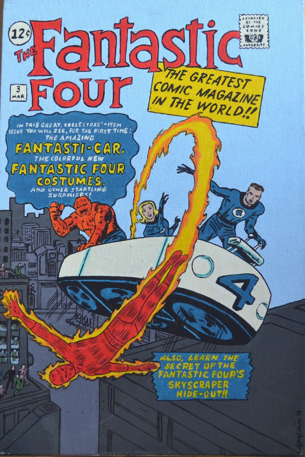 Dipinto "The Fantastic Four n.3"