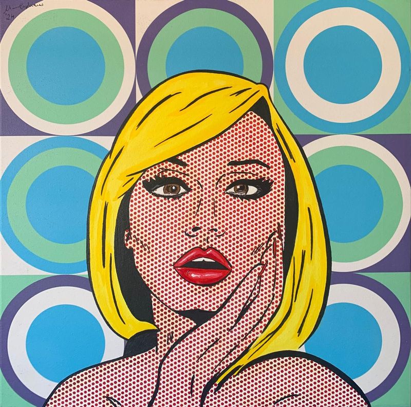 Dipinto "RAFFAELLA CARRA'"