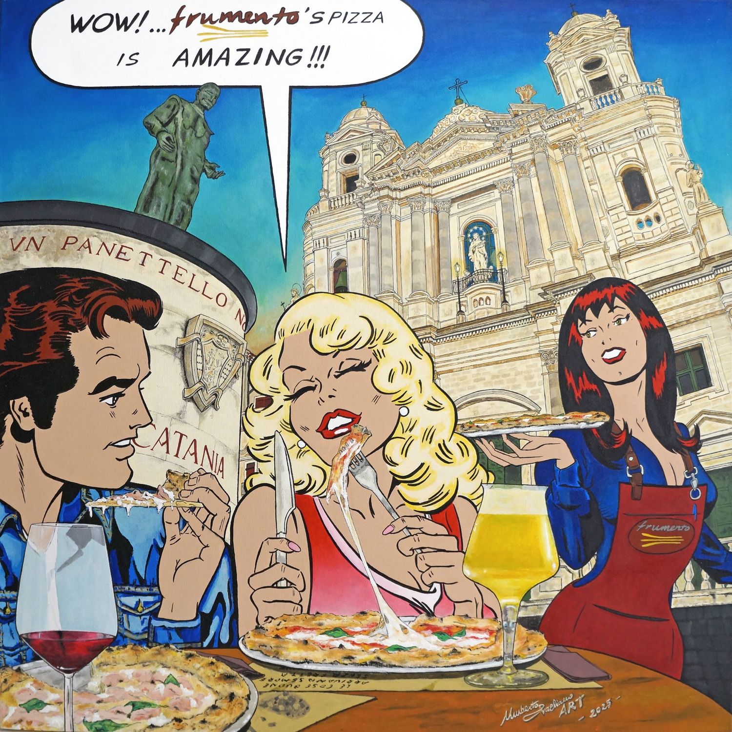 Stampa "WOW!...Frumento's pizza is AMAZING!"