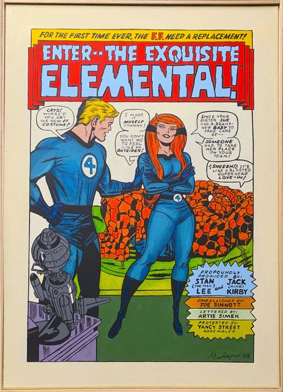 Dipinto Dipinto "Fantastic Four n.81 page 1"