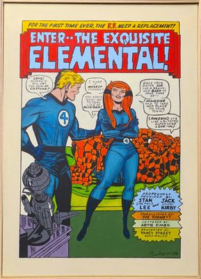 Dipinto "Fantastic Four n.81 page 1"