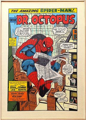 Dipinto "The Amazing SPIDER-MAN n.53 page 1"