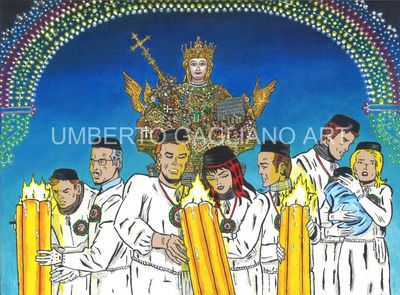 Dipinto Dipinto "Sant'Agata 2023"