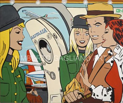 Dipinto Dipinto "ALITALIA 1969"