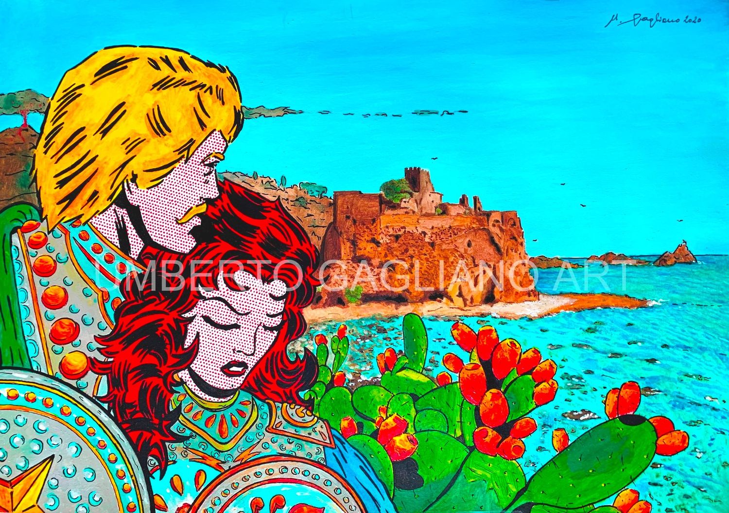 Dipinto Dipinto "Rinaldo e Angelica"