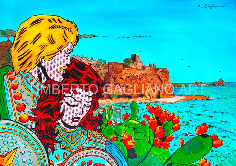 Dipinto Dipinto "Rinaldo e Angelica"