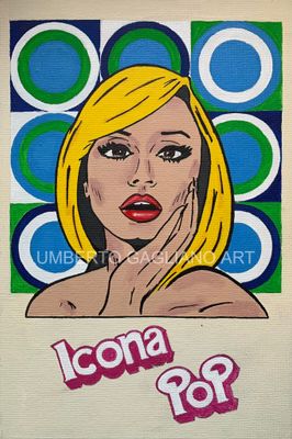 Dipinto Dipinto "Raffaella Carrà"