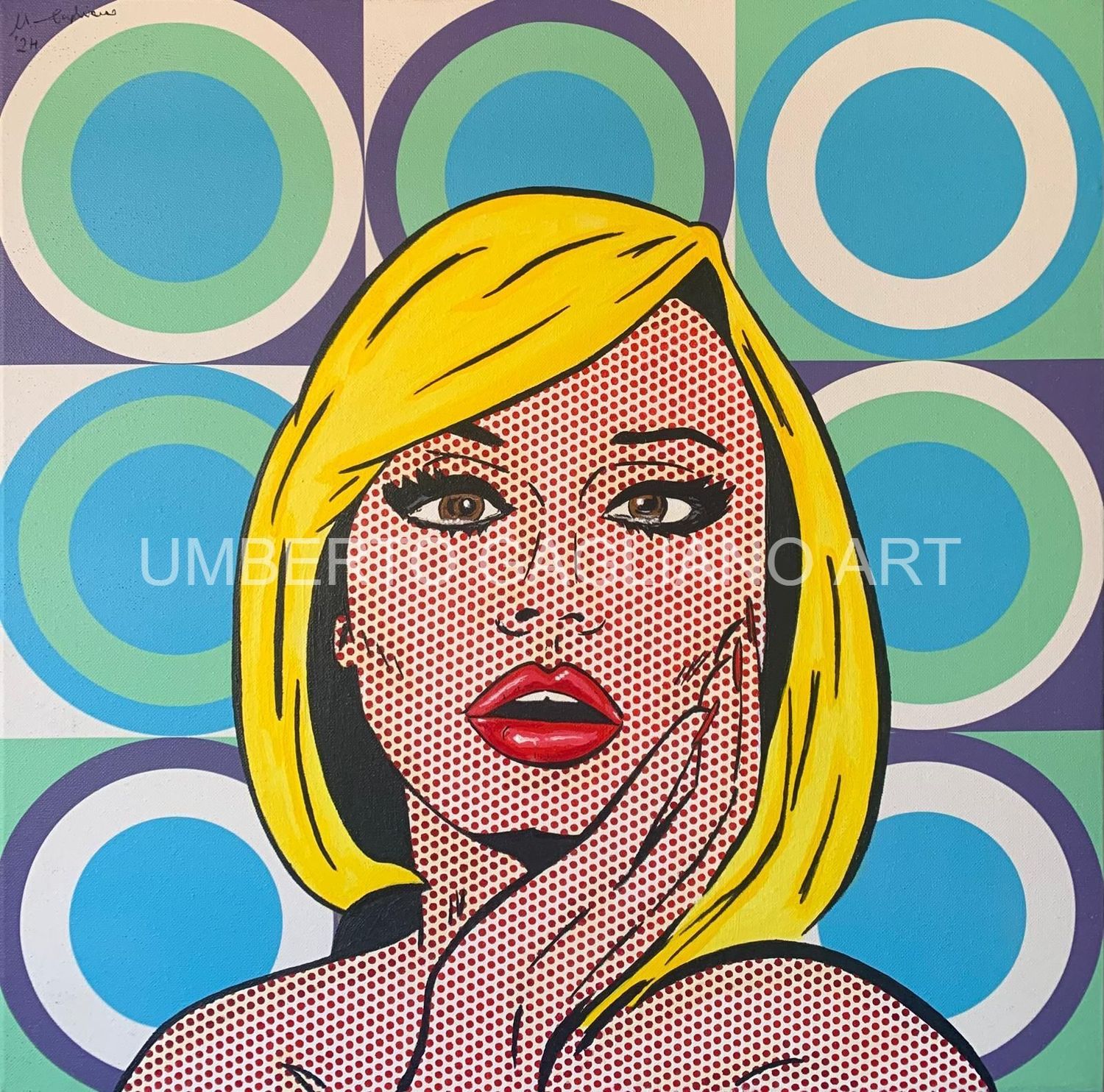 Dipinto Dipinto "RAFFAELLA CARRA'"