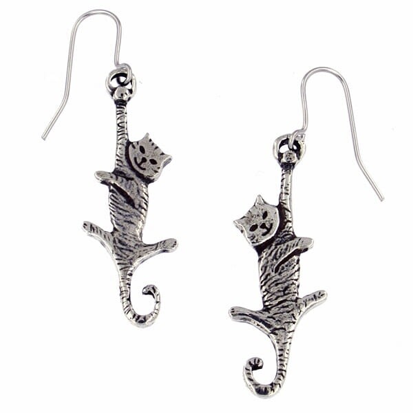 Dangling Cat Earrings