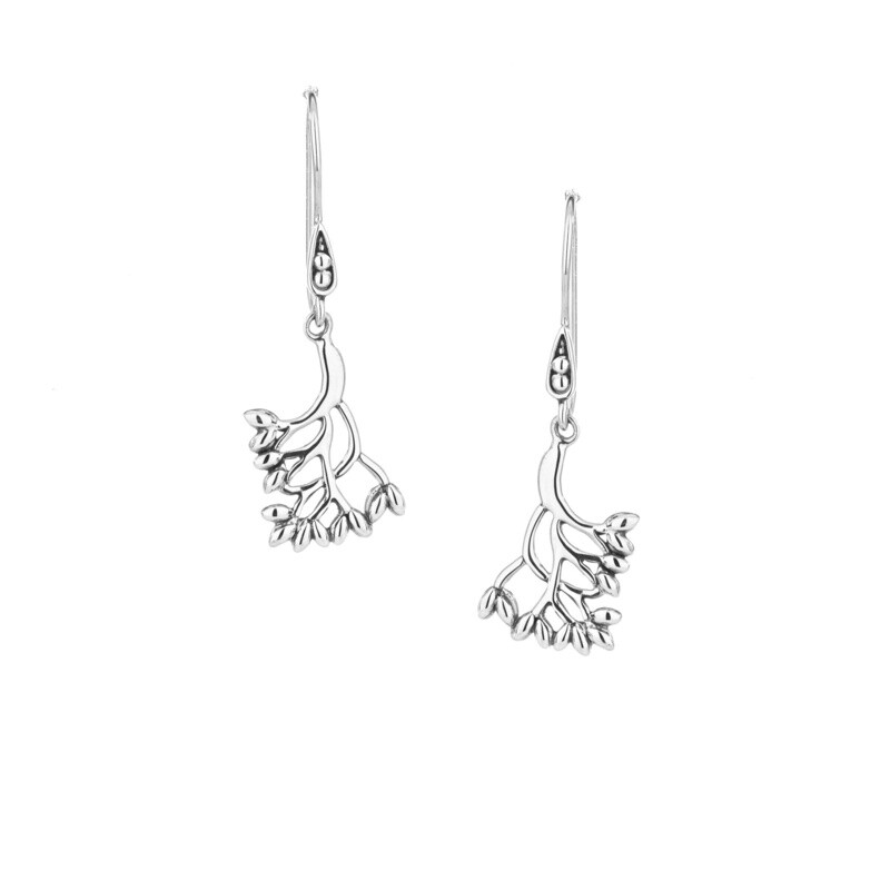 STERLING SILVER TREE OF LIFE EARRINGS PES9003-SMALL