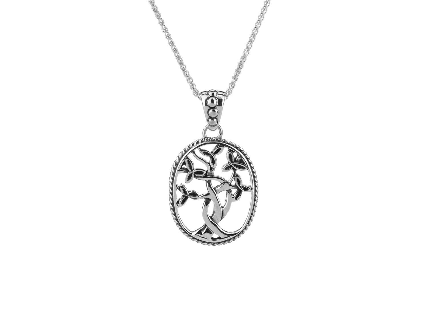 STERLING SILVER TREE OF LIFE PENDANT SMALL