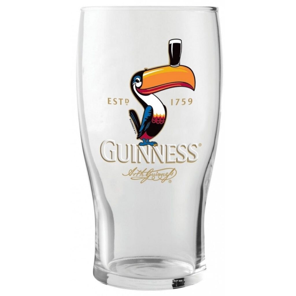 Guinness Toucan Pint Glass-Single
