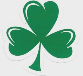 Large Shamrock Sticker