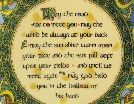 Irish Blessing 4” Plate