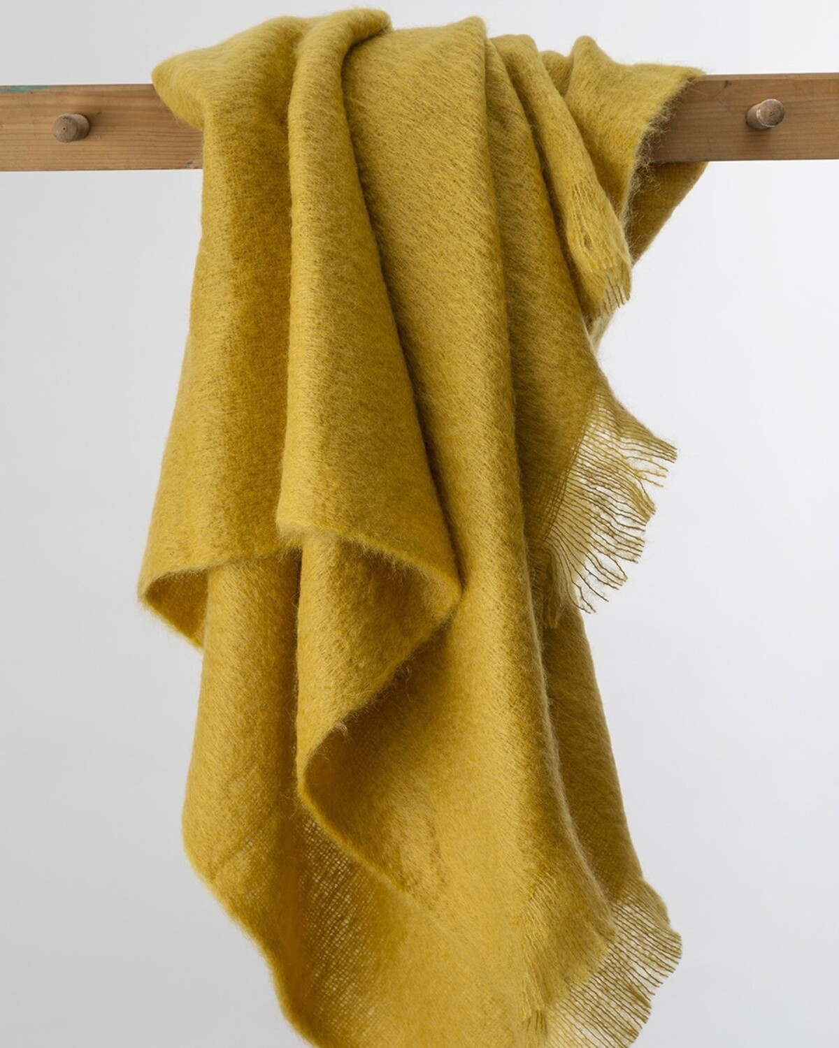 Avoca Mohair Throw - Amber