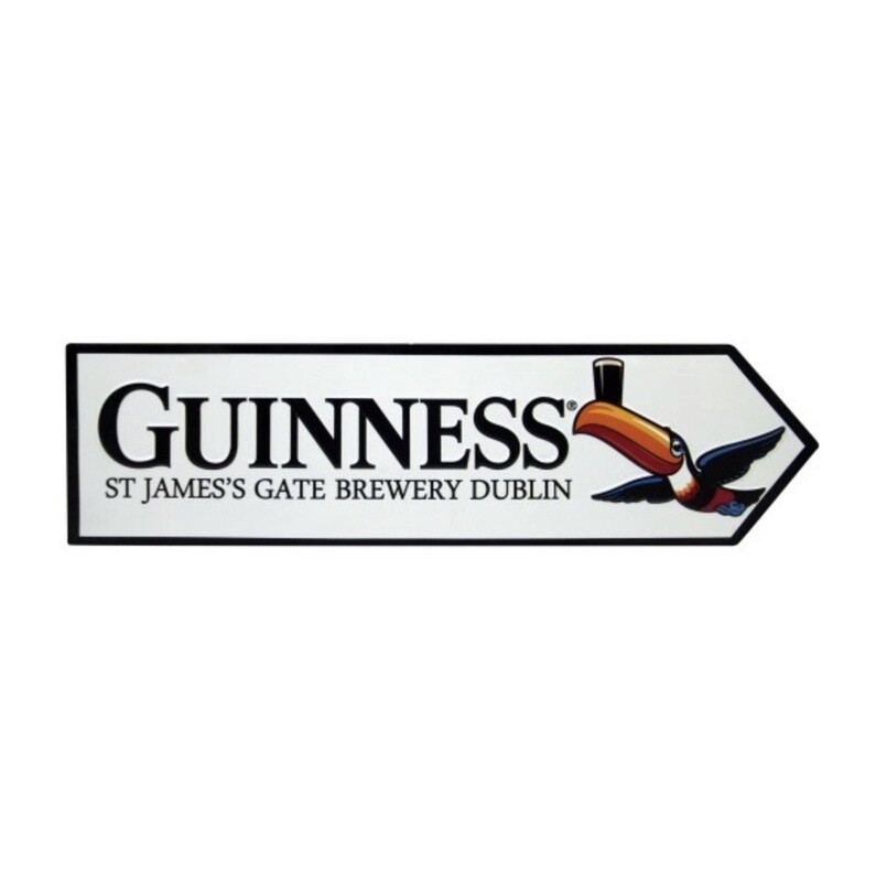 Guinness Metal Road Sign