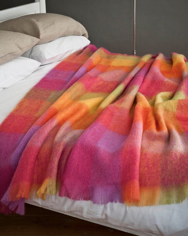 Avoca Mohair Throw-Lotus