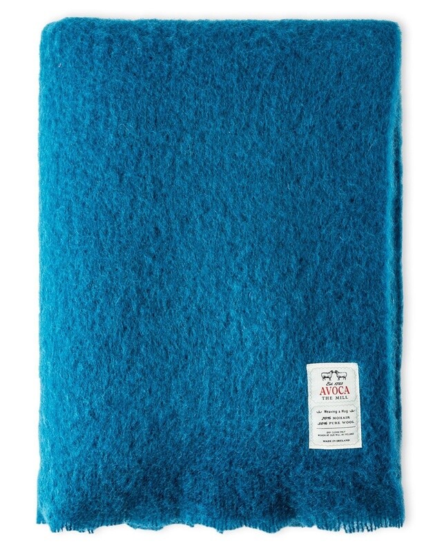 Avoca Mohair Throw- Jade